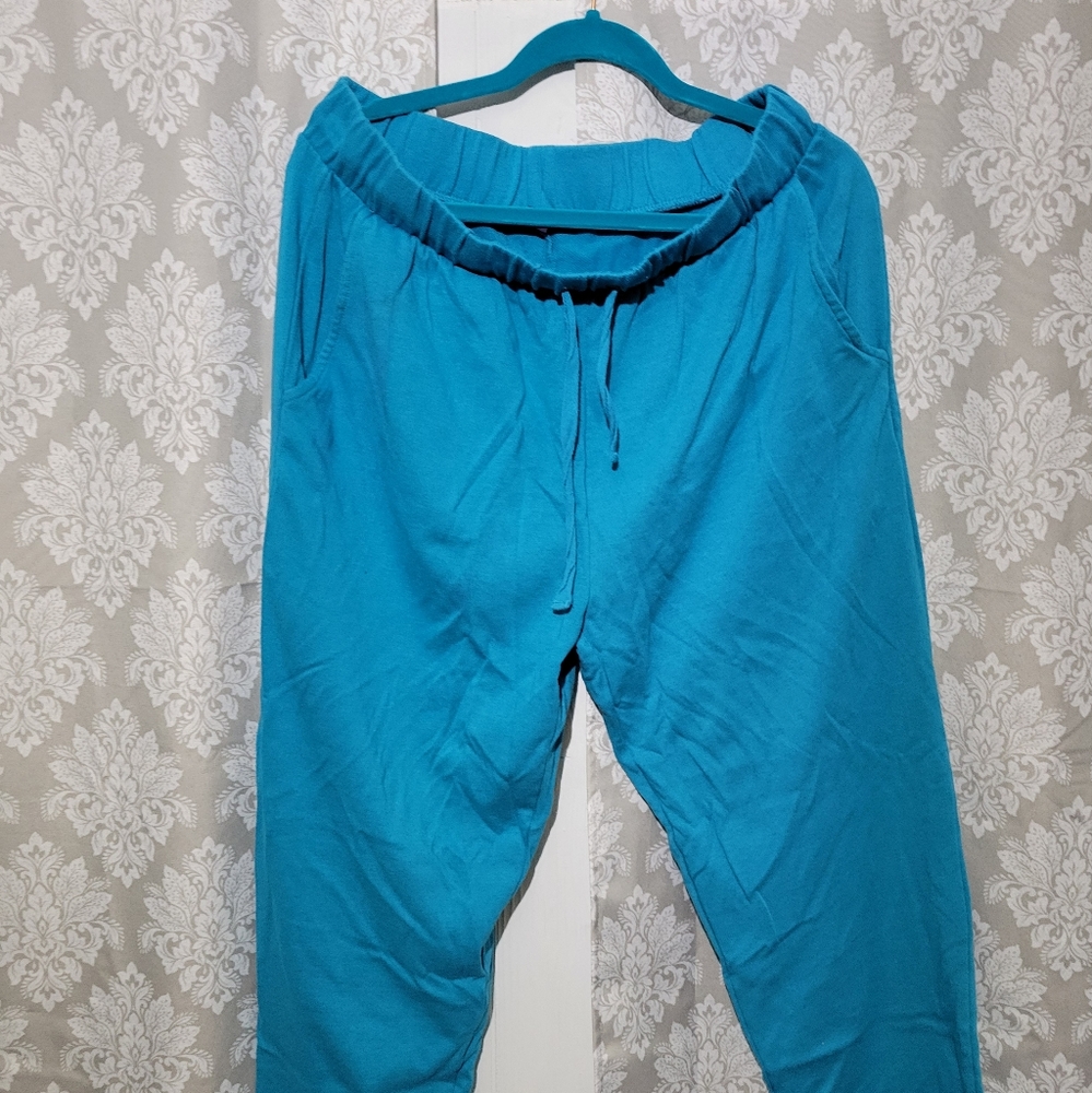 Teal Roamans sweats
